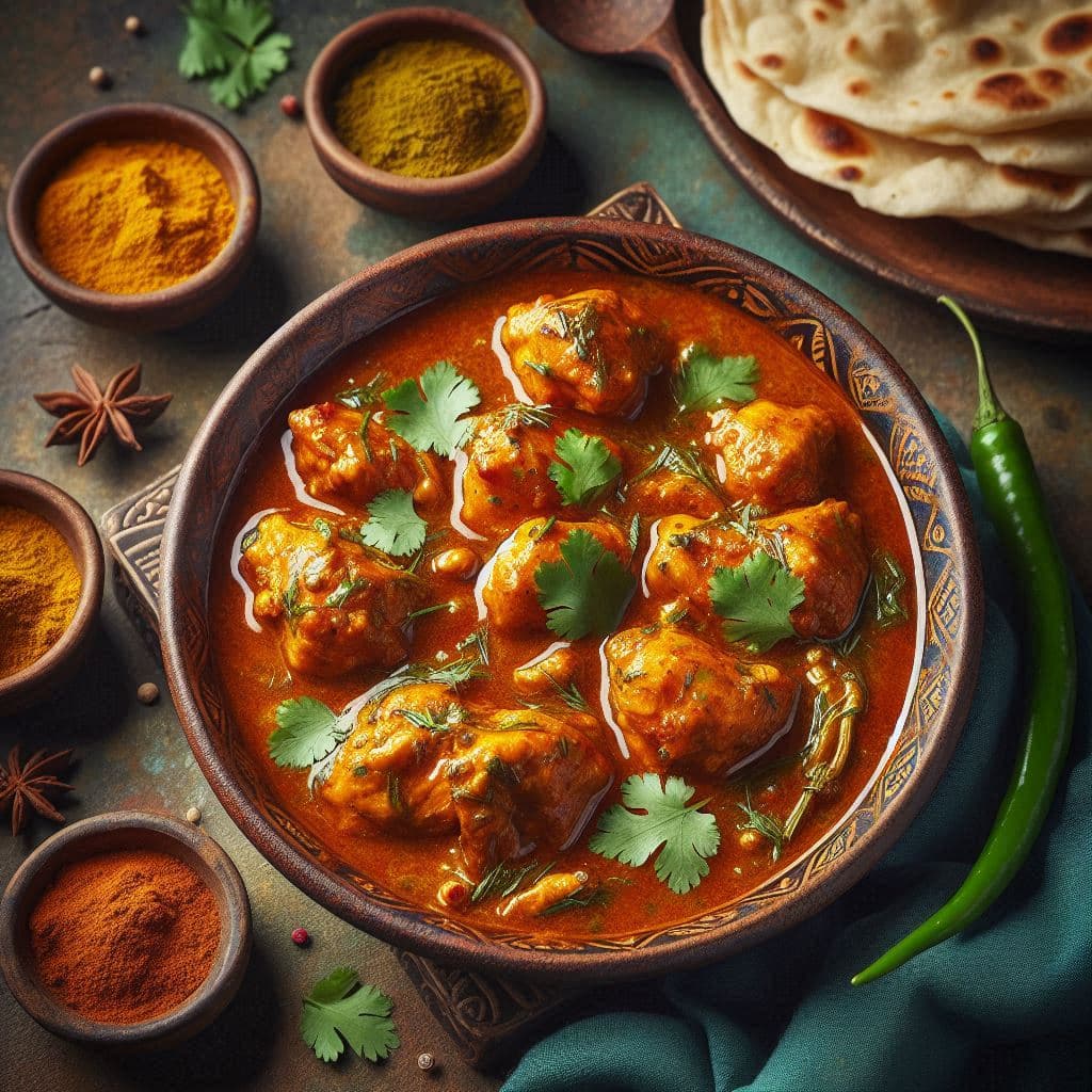 Панджабский куриный карри